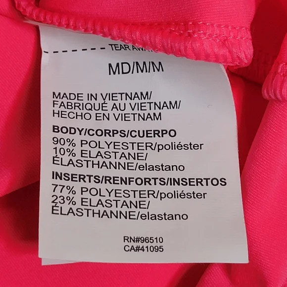 Under Armour Women's Sport 2 in 1 Racerback Tank Top BIB Avy 1356299 Hot Pink M - Picture 11 of 12